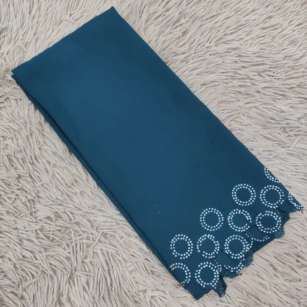  Chiffon Hijab with stone work | HJ28